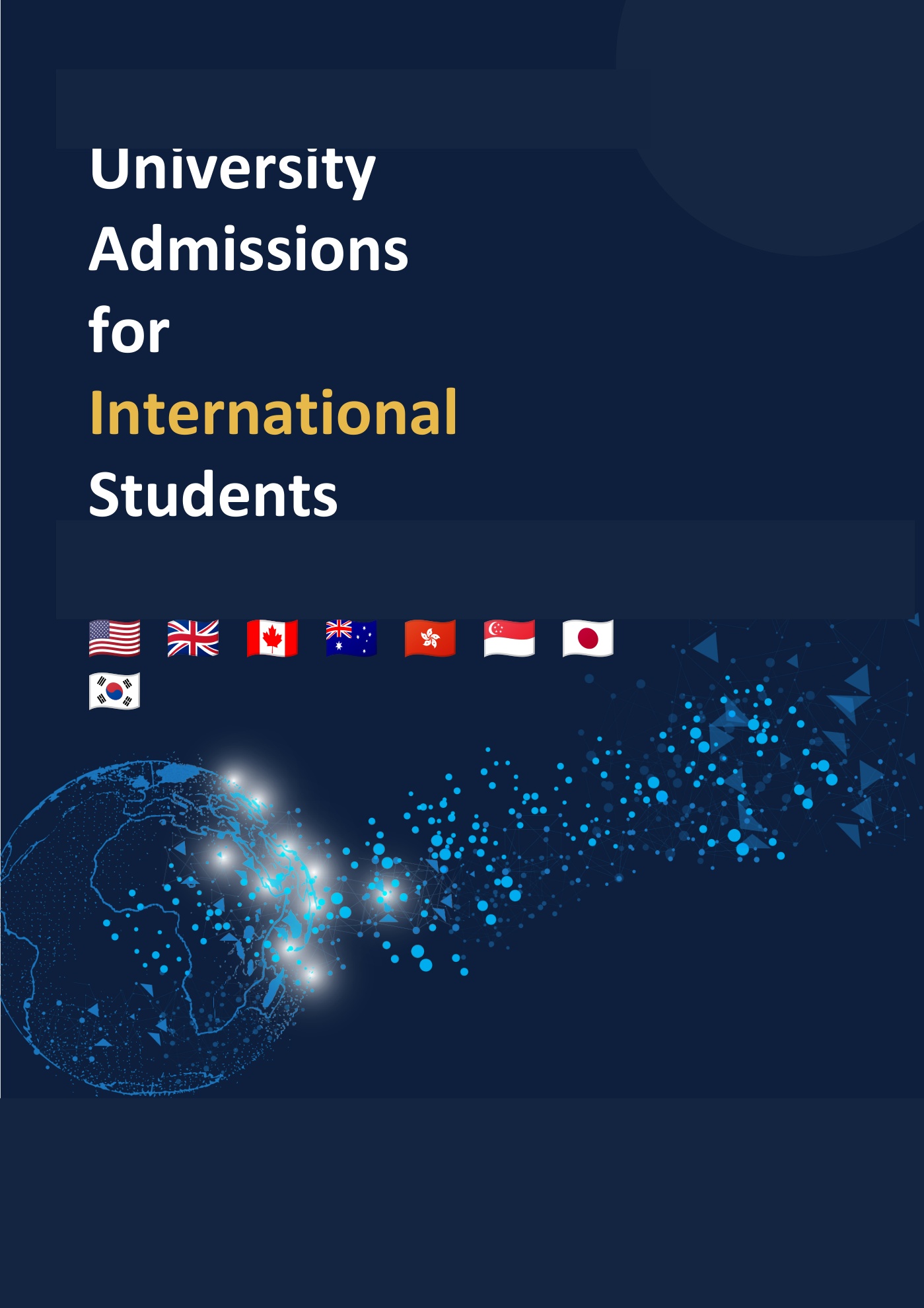 University Admissions for International Students guidebook cover